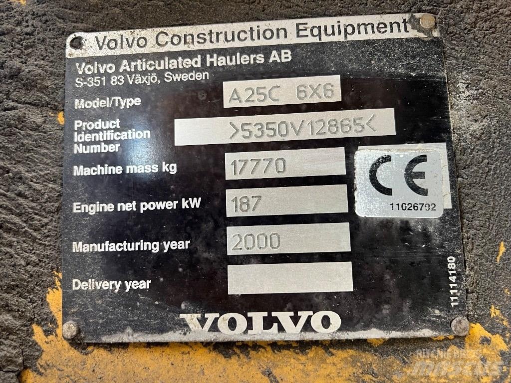 Volvo A25c Wozidła przegubowe