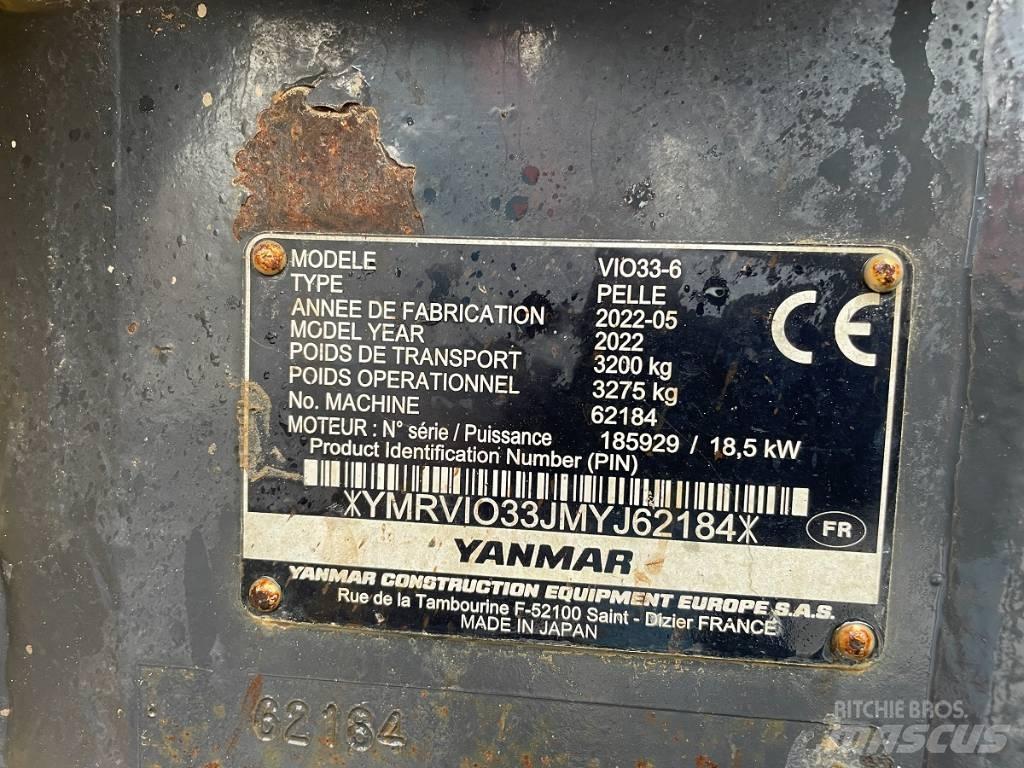 Yanmar Vio 33 U Minikoparki
