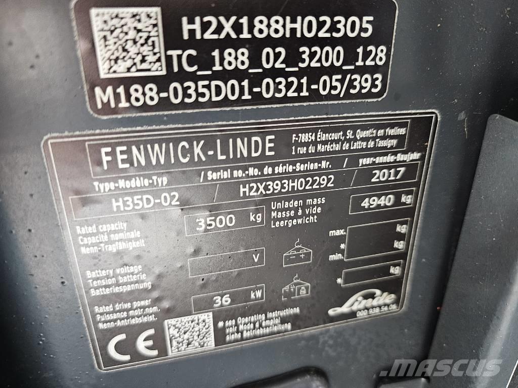 Linde H35D-02 Wózki Diesla