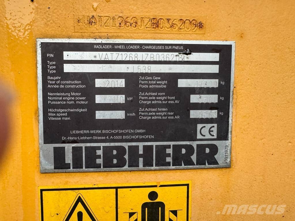 Liebherr L 538 Ładowarki kołowe