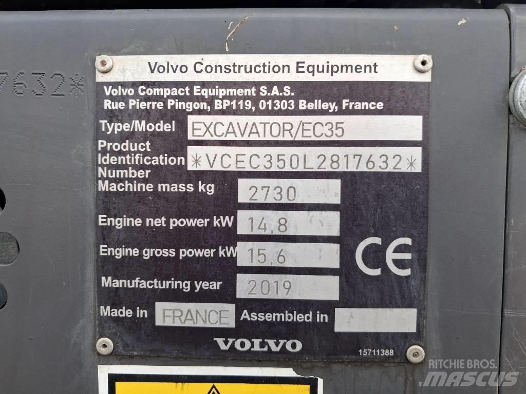 Volvo EC 35 Minikoparki