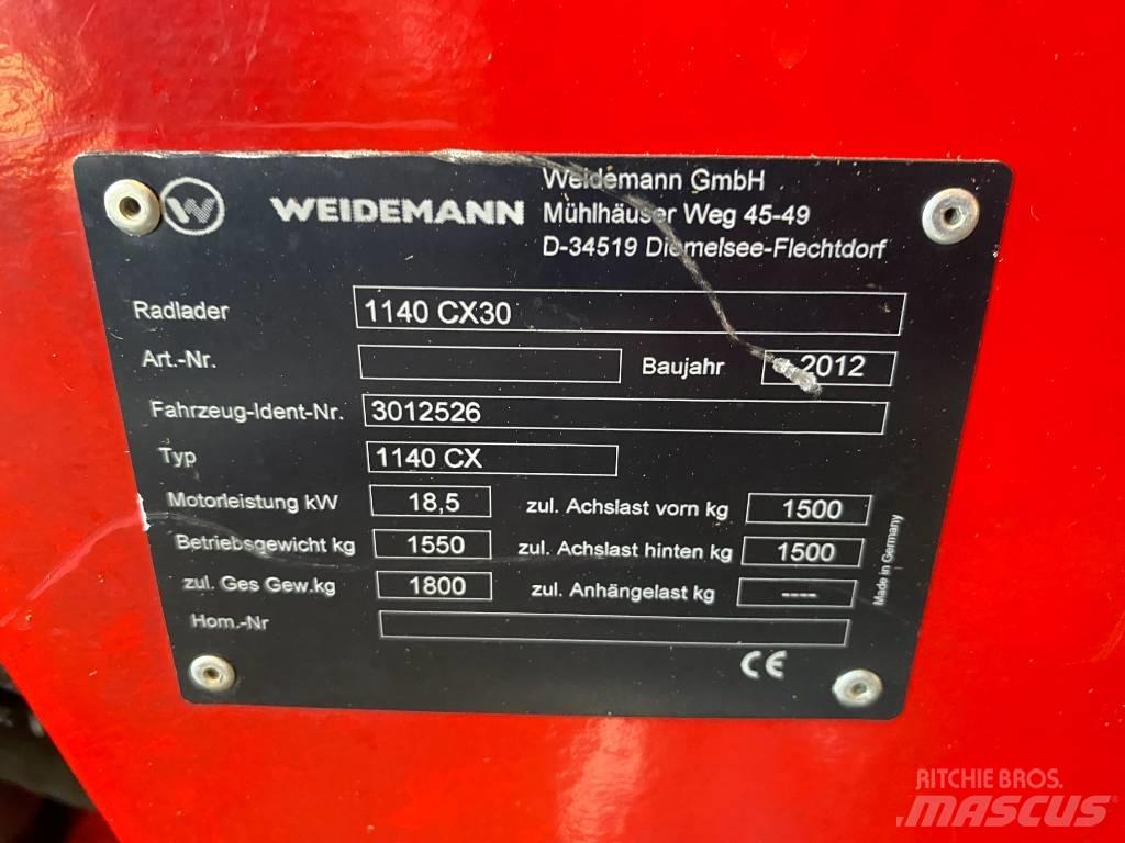 Weidemann 1140 CX30 Ładowarki wielofunkcyjne