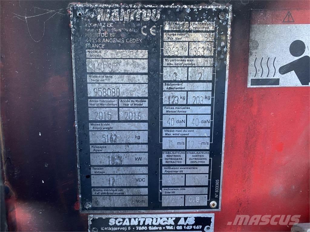 Manitou 140SC Podnośniki nożycowe