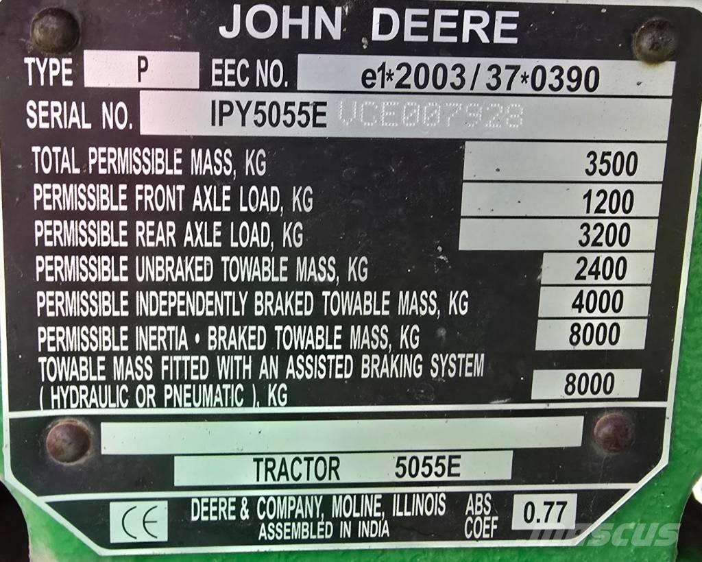 John Deere 5055 E Ciągniki rolnicze