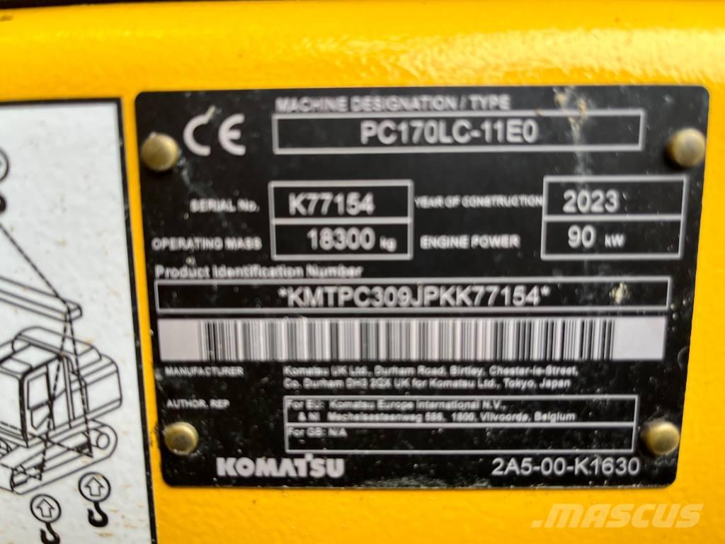 Komatsu PC 170 LC-11 Koparki gąsienicowe