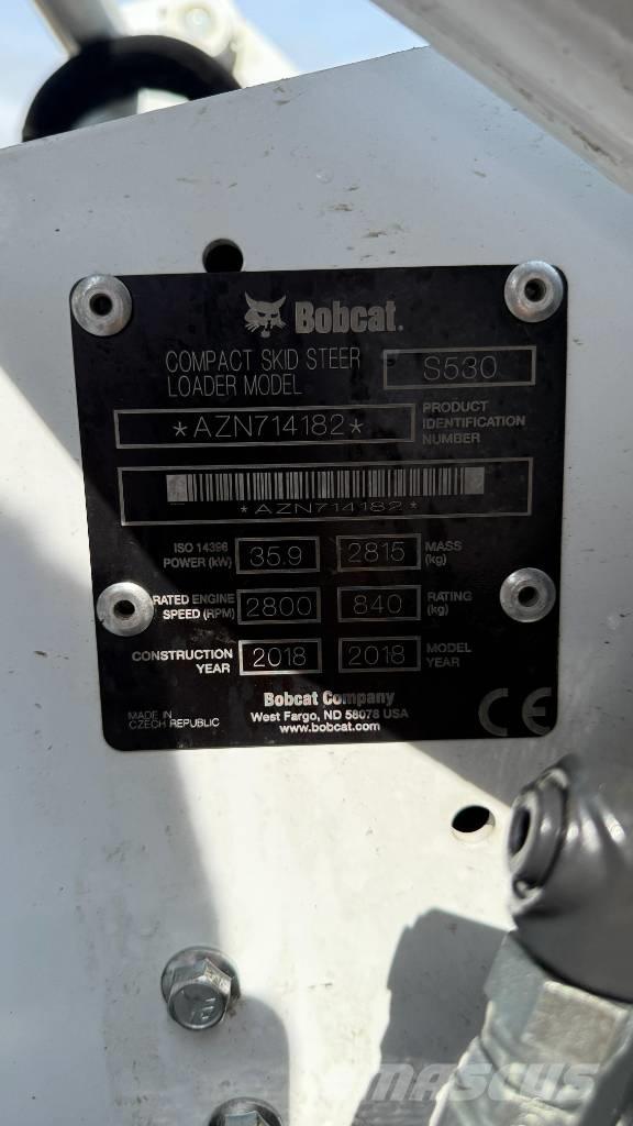 Bobcat S 530 Ładowarki burtowe