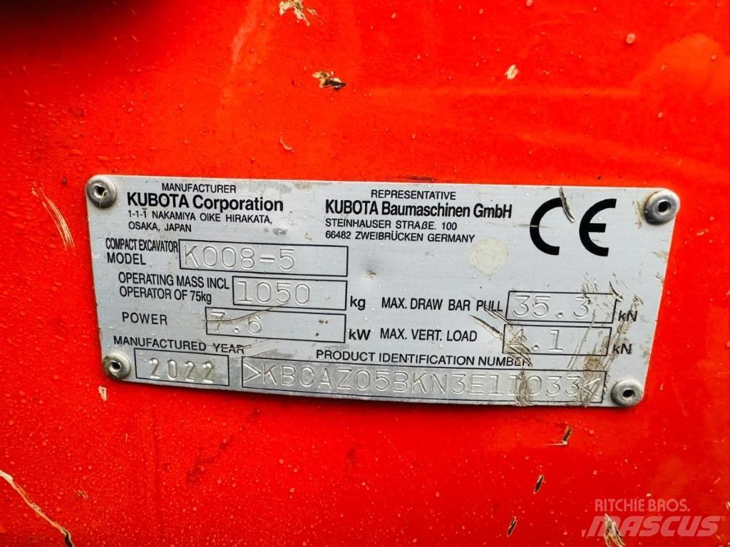 Kubota K008-5 Minikoparki