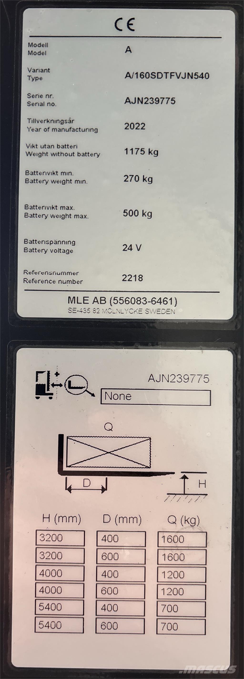 Atlet A160 Samojezdne maszyny do załadunku