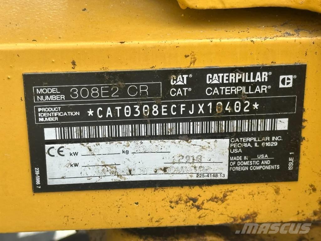CAT 308 E 2 CR Midikoparki  7t - 12t