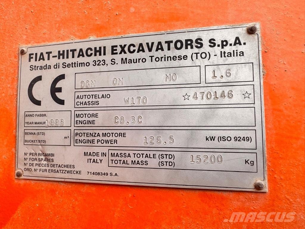 Hitachi W 170 Ładowarki kołowe