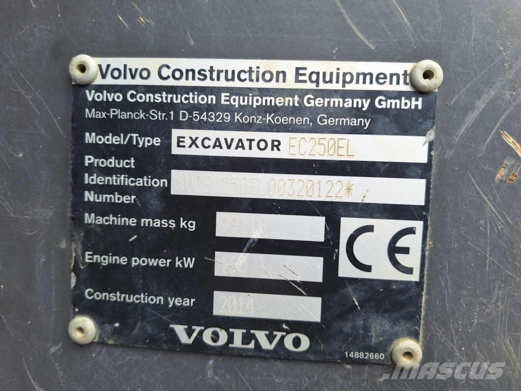 Volvo EC 250 EL Koparki gąsienicowe