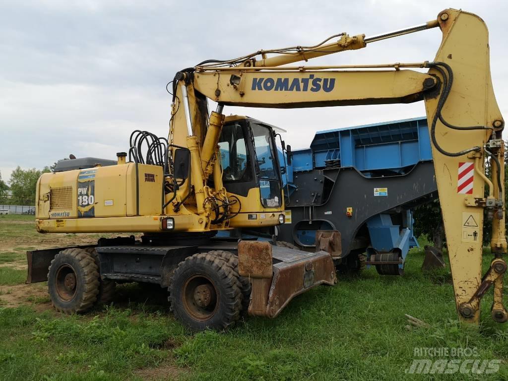Komatsu PW 180 Koparki kołowe
