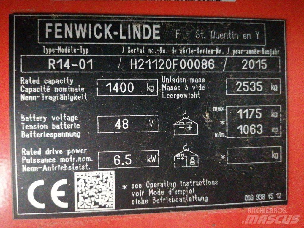 Linde R14-01 Wózki widłowe wysokiego składowania