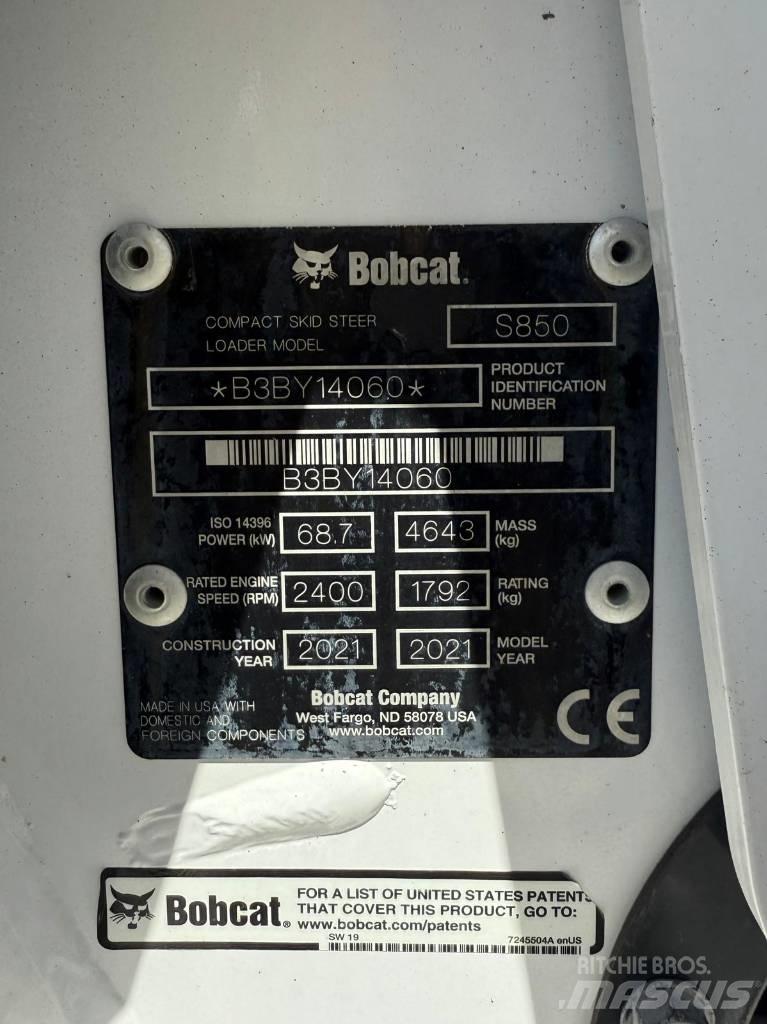 Bobcat S 850 Ładowarki burtowe