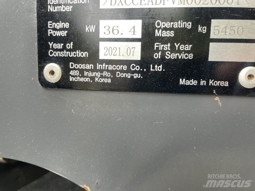 Doosan DX 50 Z Minikoparki