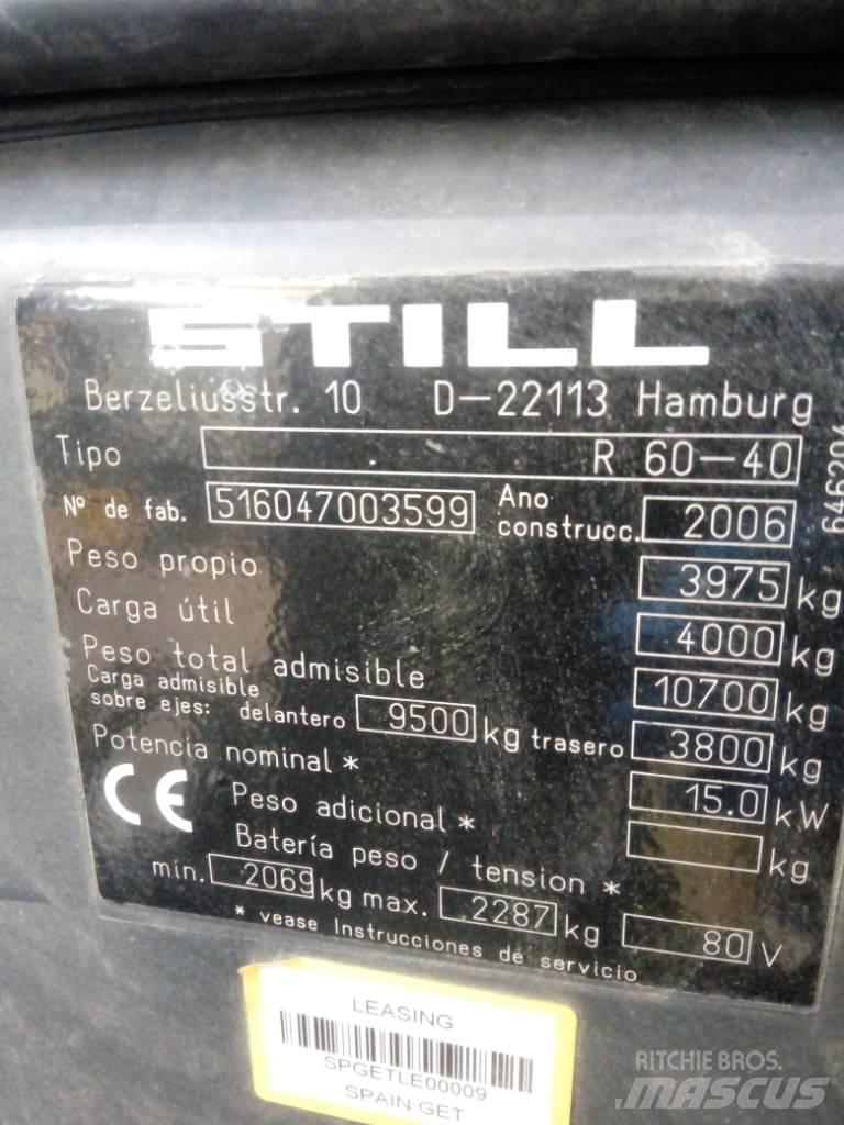 Still R 60-40 Wózki elektryczne