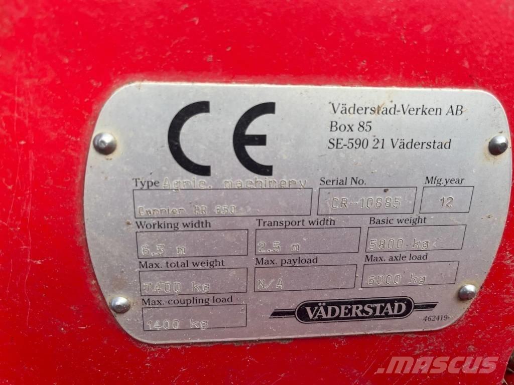 Väderstad Carrier650 Brony talerzowe