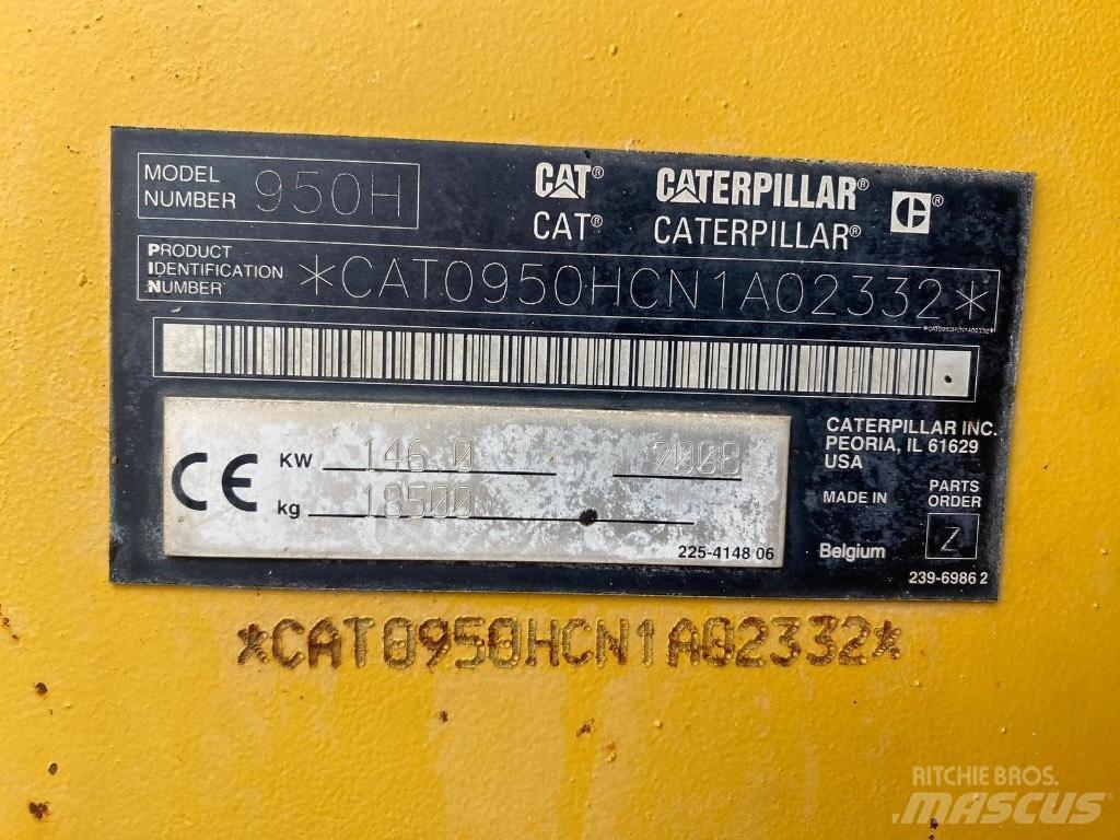 CAT 950 H Ładowarki kołowe