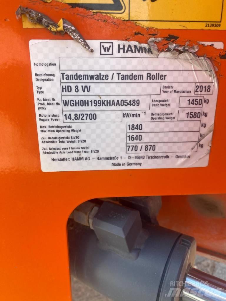 Hamm HD8VV Walce dwubębnowe