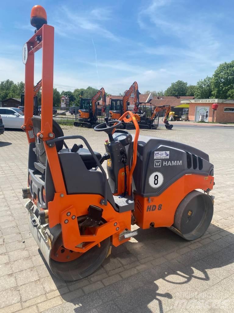 Hamm HD8VV Walce dwubębnowe