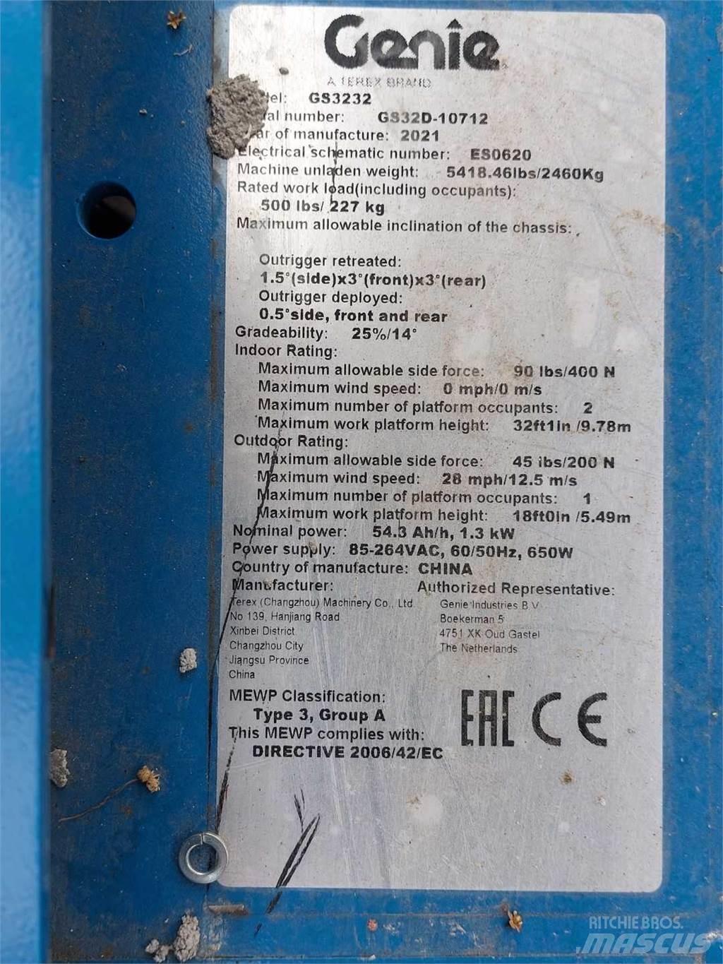 Genie GS3232 Podnośniki nożycowe