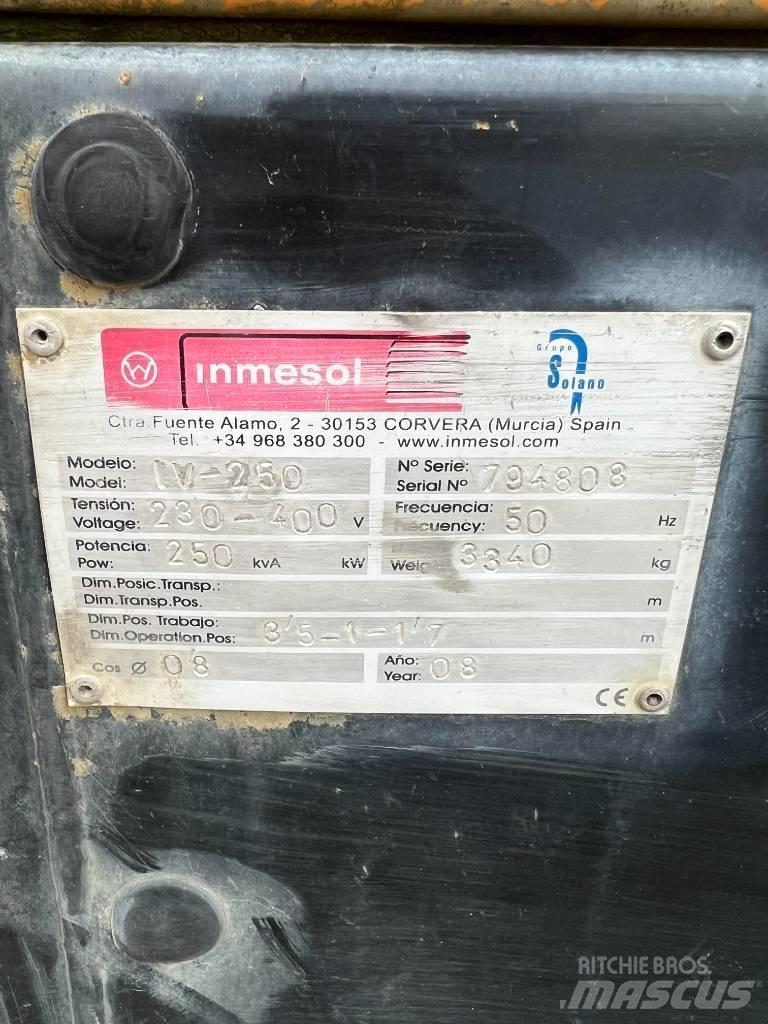 Inmesol IV-250 Agregaty prądotwórcze Diesla