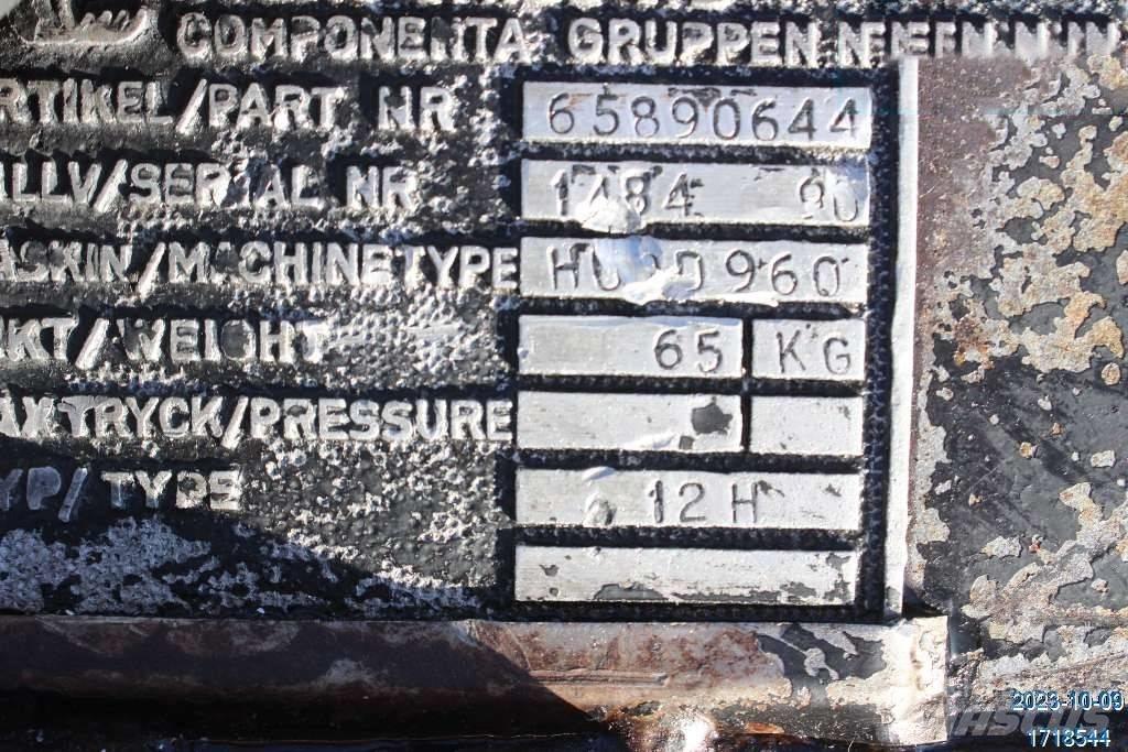 Huddig 960 Ramy i zawieszenie