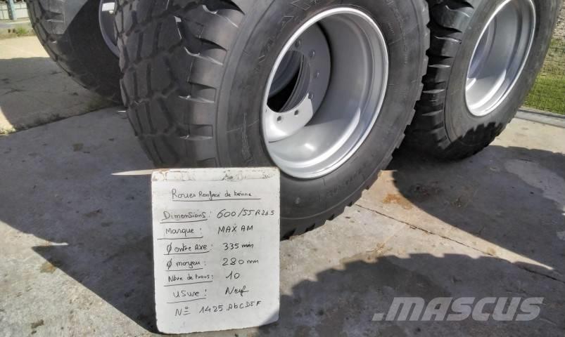  MAXAM 600/55R26.5 Opony, koła i felgi