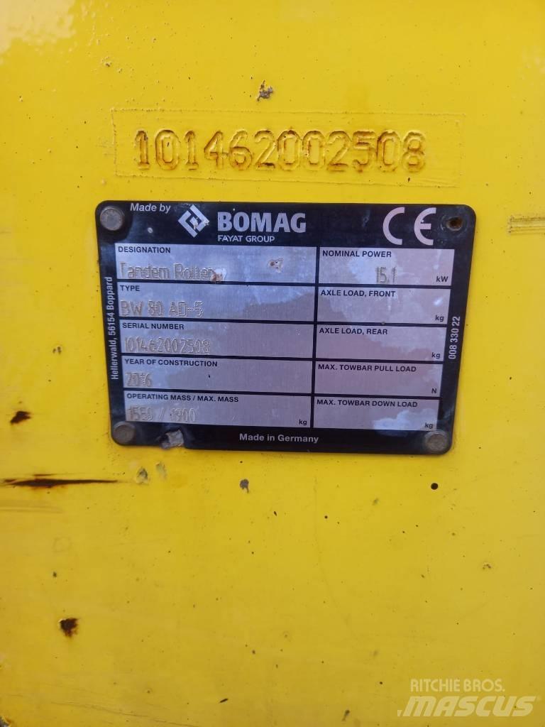 Bomag BW 80 AD-5 Walce dwubębnowe
