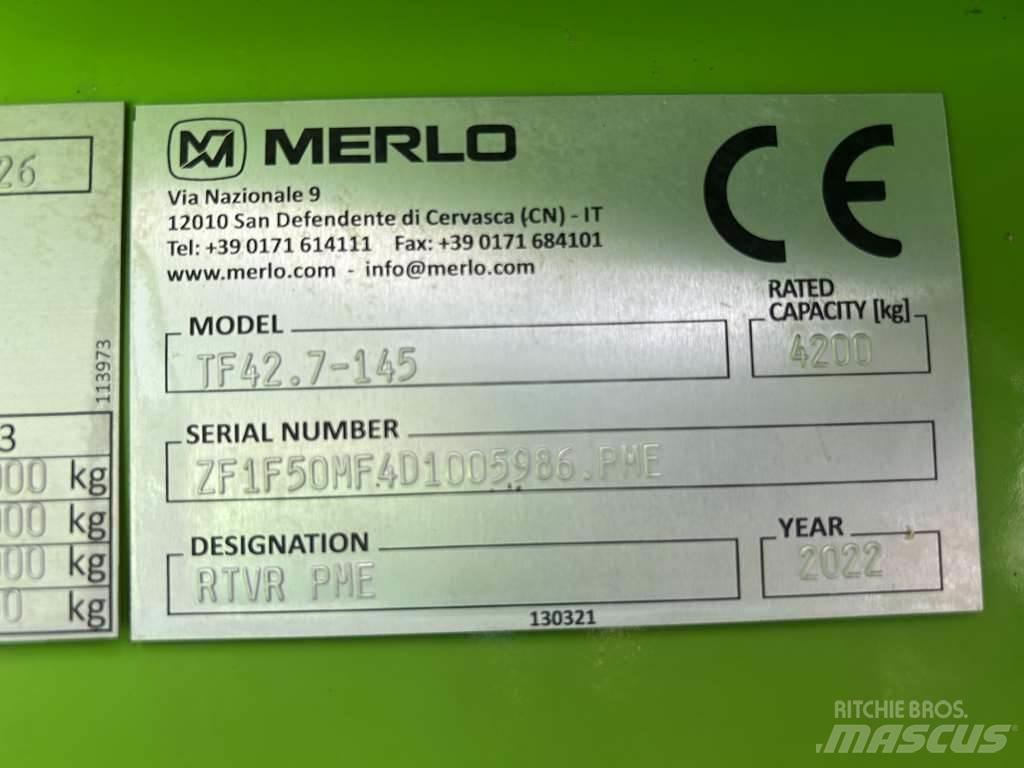 Merlo TF42.7-145 Ładowarki teleskopowe