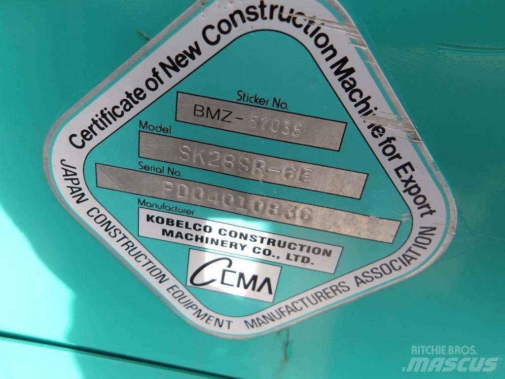 Kobelco SK 28 SR Minikoparki