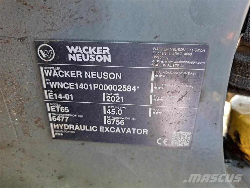 Wacker Neuson ET65 Koparki gąsienicowe
