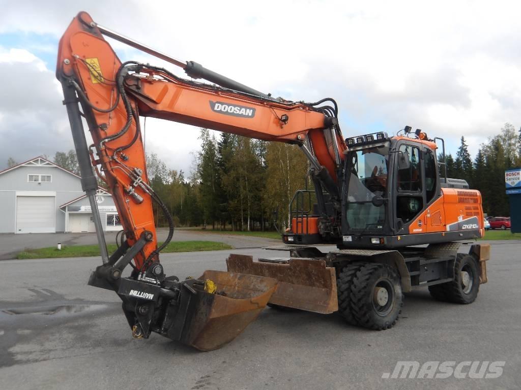 Doosan DX 210 WE Koparki kołowe