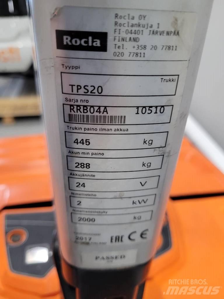 Rocla TPS20 Wózki widłowe unoszące z platformą dla operatora