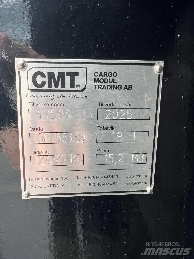 CMT Schaktflak 15m3 Demontowalne