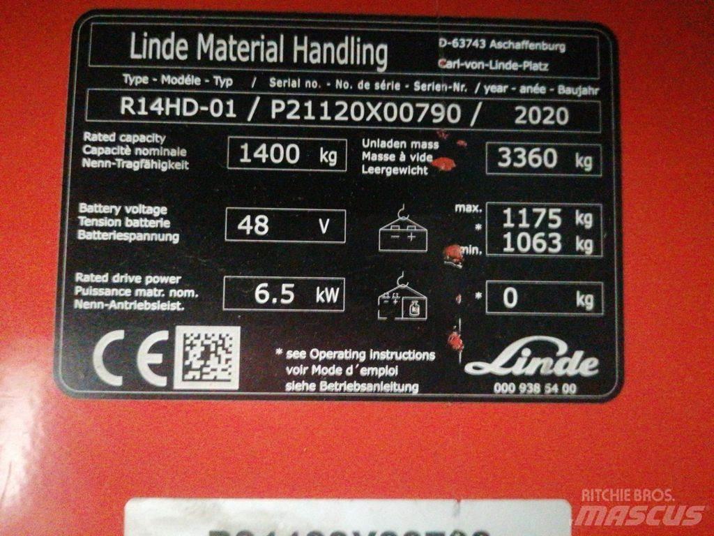 Linde R14HD-01 Wózki widłowe wysokiego składowania