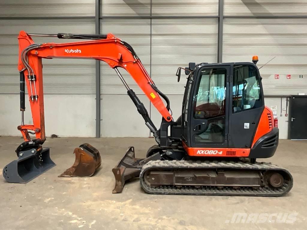 Kubota KX 080-4 Midikoparki  7t - 12t