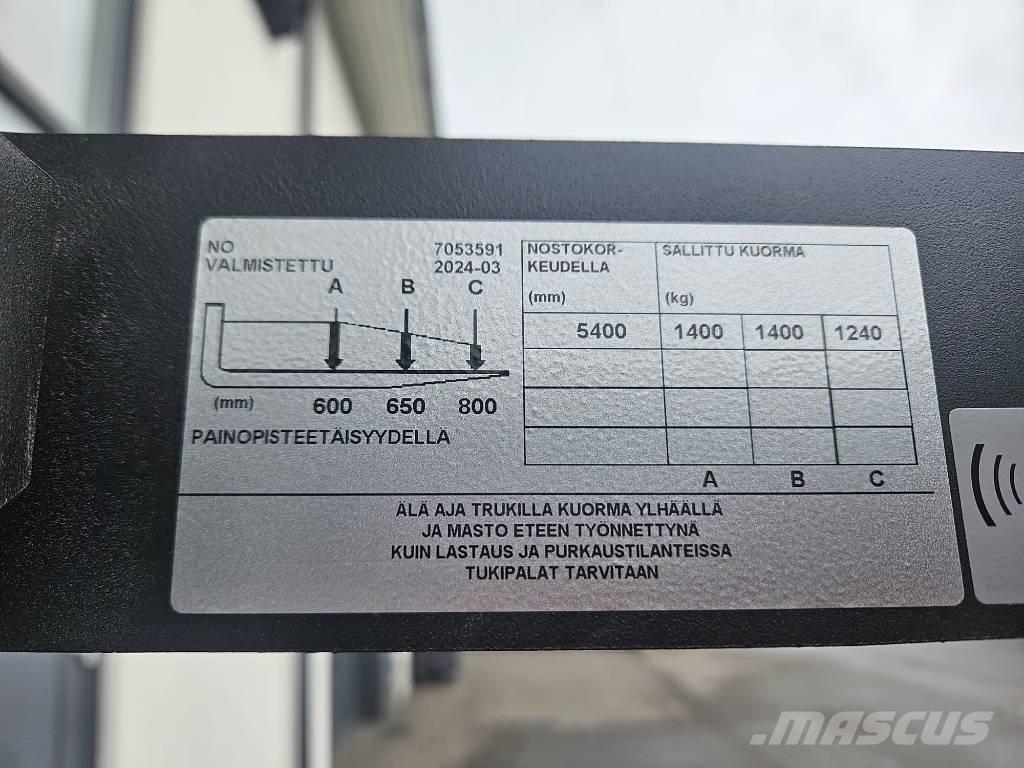 Toyota RRE 140 HE Wózki widłowe wysokiego składowania
