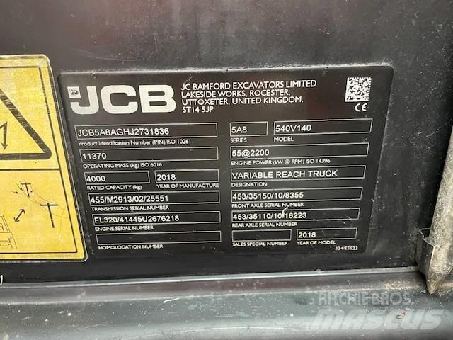 JCB 540-140 Ładowarki teleskopowe