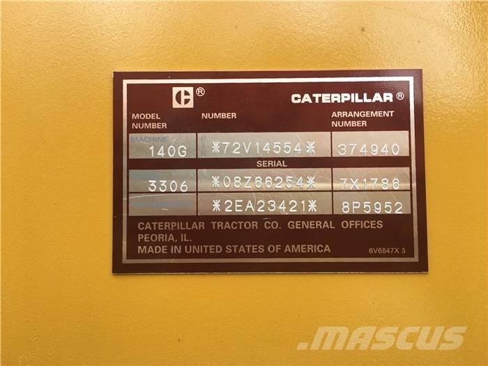 CAT 140 G Równiarki