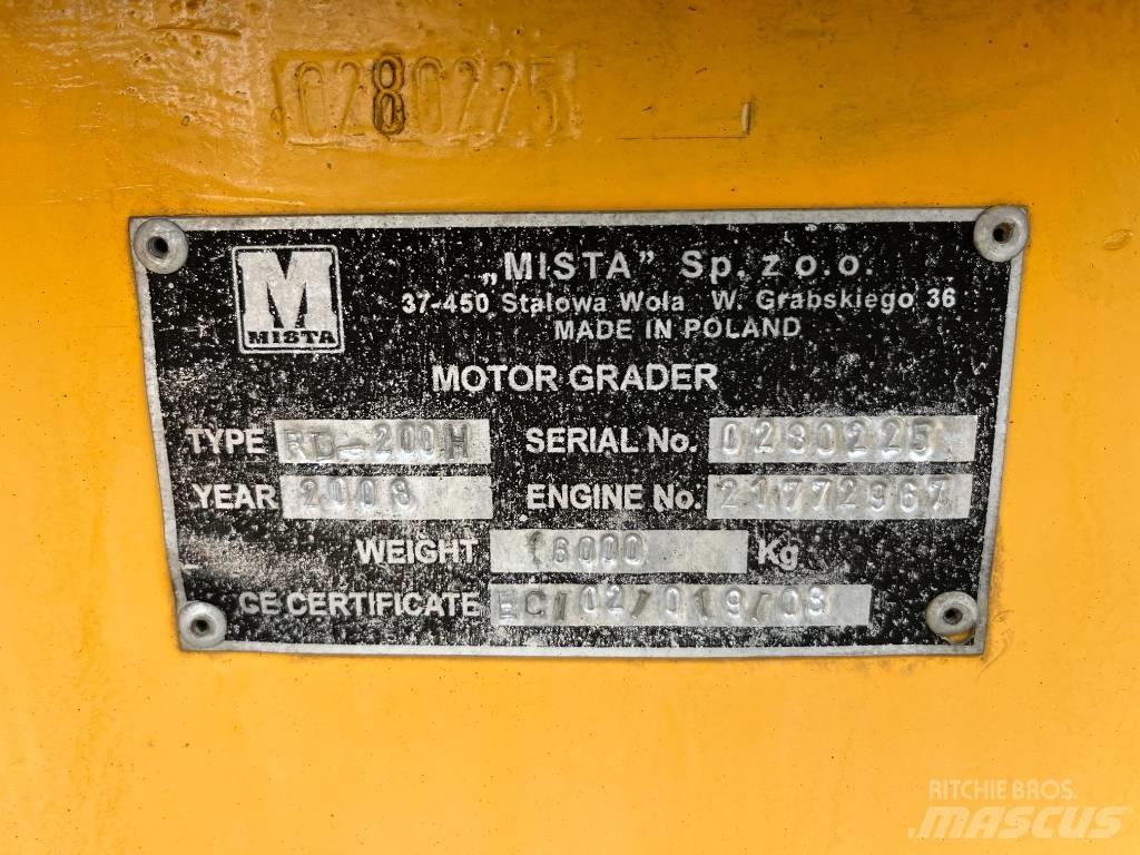  Mista RD200H Równiarki