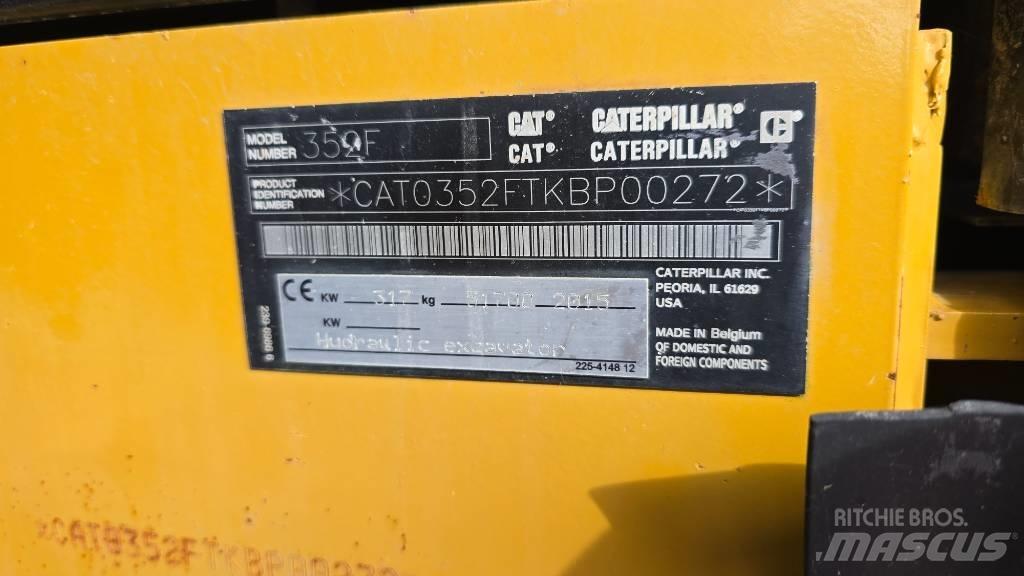 CAT 352 F Koparki gąsienicowe