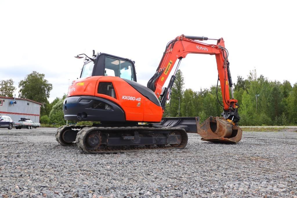 Kubota KX080-4a Midikoparki  7t - 12t