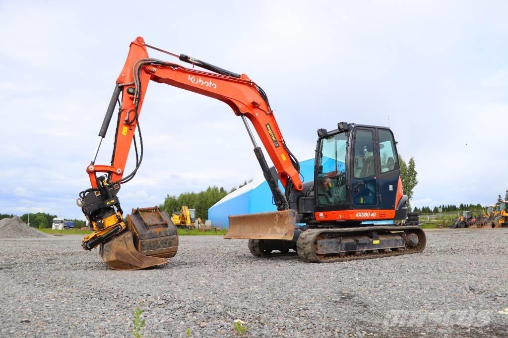 Kubota KX080-4a Midikoparki  7t - 12t
