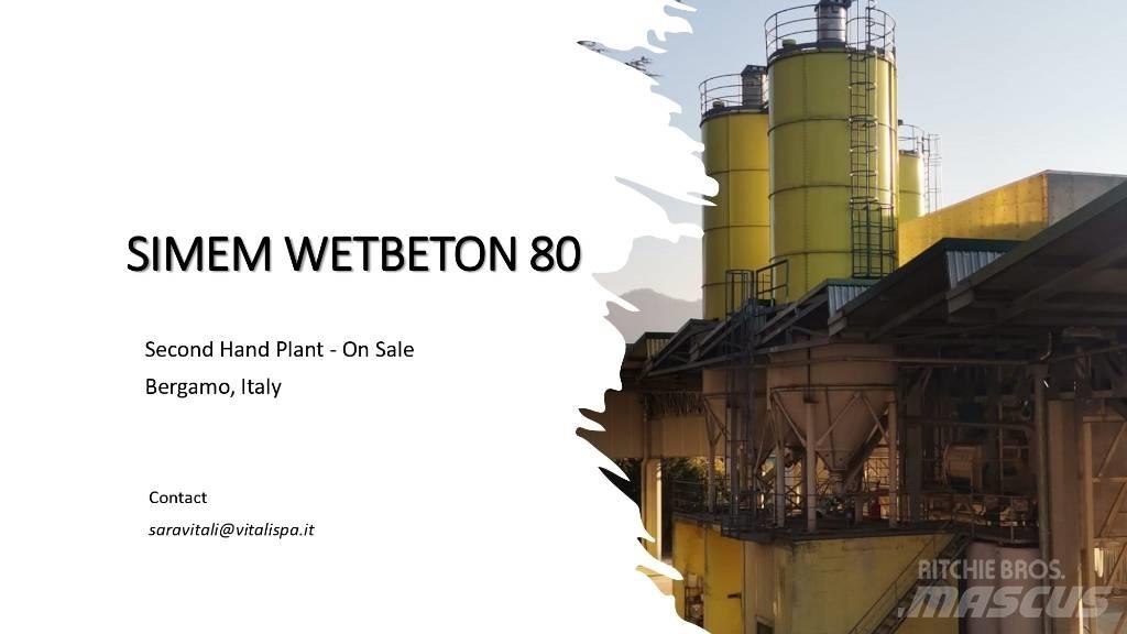  SIMEM WETBETON 80 Betoniarnie i węzły betoniarskie