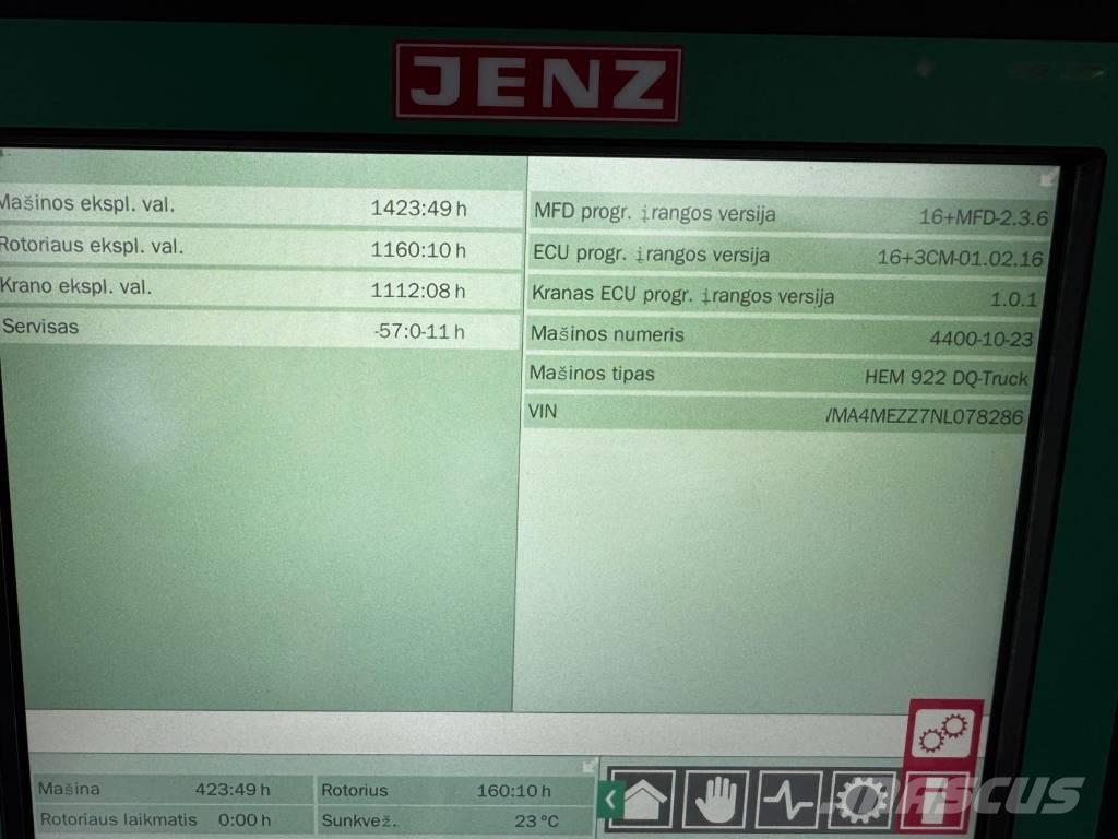 JENZ HEM 922 Rębaki
