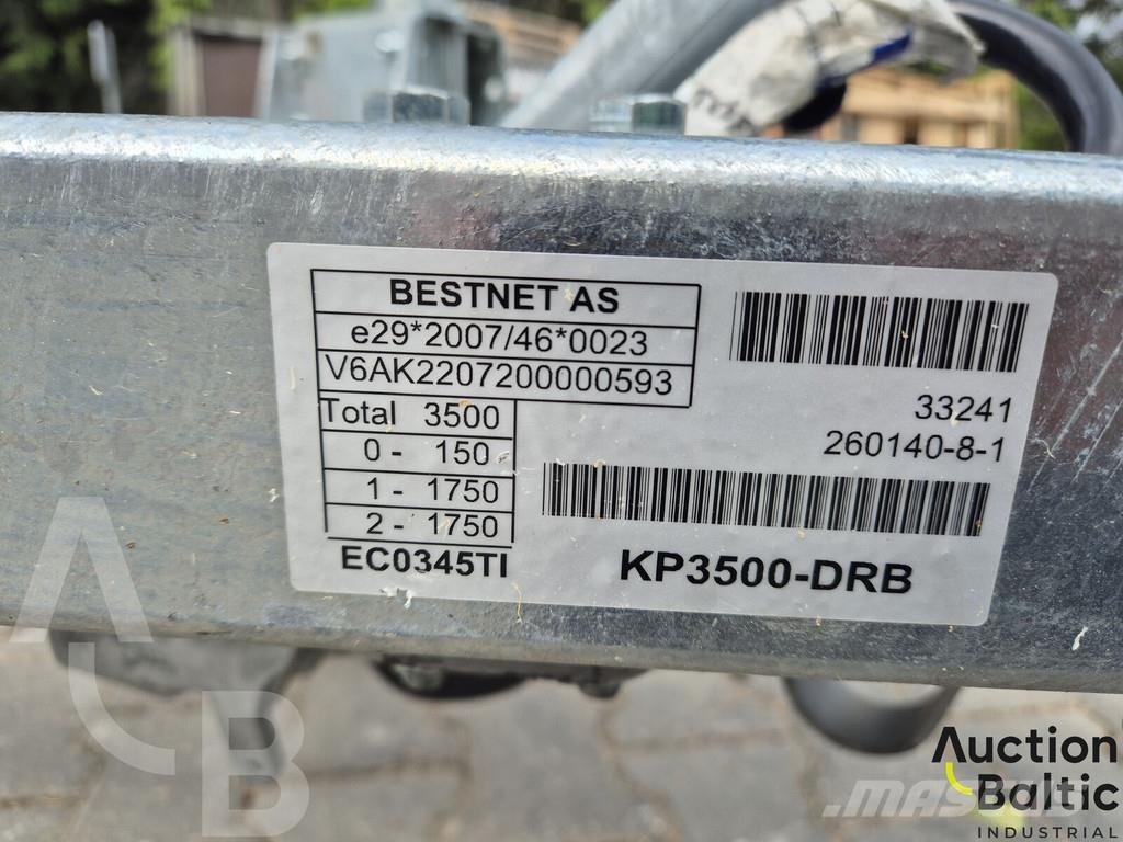  Tiki KP3500-DRB Naczepy firanki