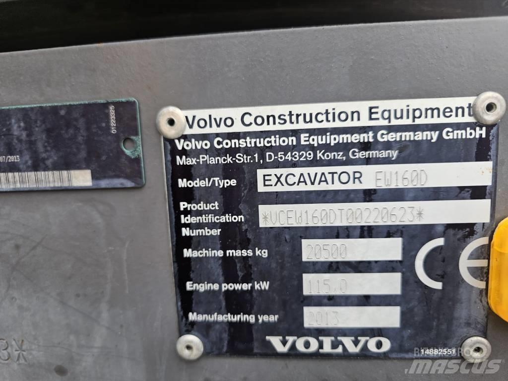 Volvo EW 160 D Koparki kołowe