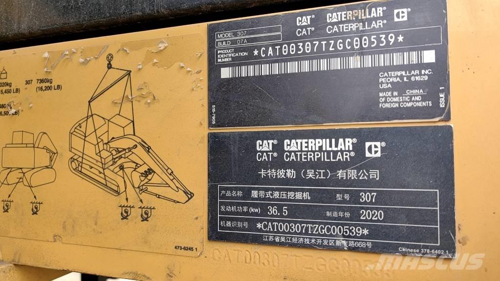 CAT 2020 CAT 307 Minikoparki