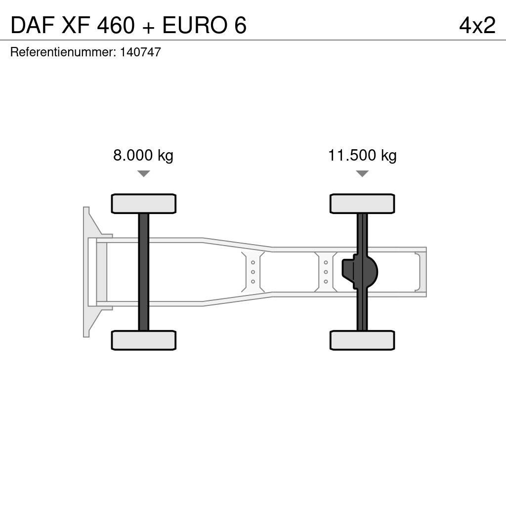 DAF XF 460 + EURO 6 Ciągniki siodłowe